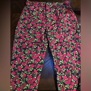 Betsey Johnson Rose Floral 🌹 Pants